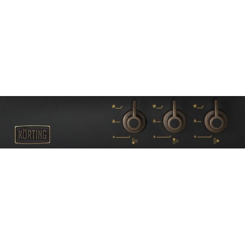 Газовая варочная панель Korting HG 465 CTRN (черный) 9