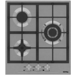 Газовая варочная панель Korting HG 465 CTX (серебристый) Газовая варочная панель Korting HG 465 CTX (серебристый)