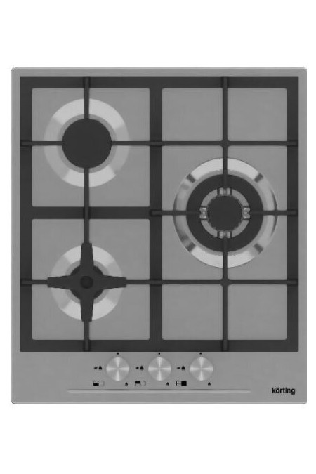 Газовая варочная панель Korting HG 465 CTX (серебристый) 