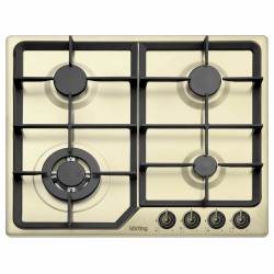 Газовая варочная панель Korting HG 630 CTSB (бежевый)