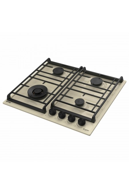 Газовая варочная панель Korting HG 6302 CTB (бежевый) 1