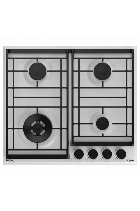 Газовая варочная панель Korting HG 6302 CTW (белый) 