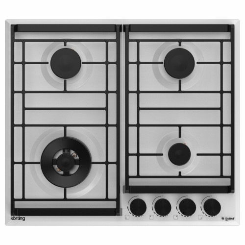 Газовая варочная панель Korting HG 6302 CTW (белый) 