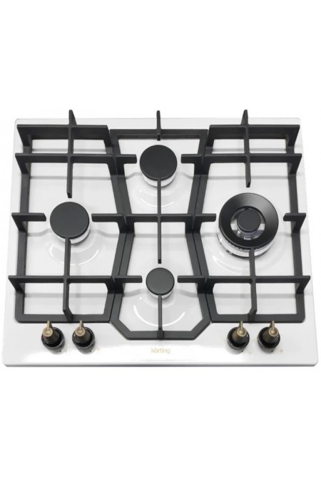 Газовая варочная панель Korting HG 631 CTRI (белый) 