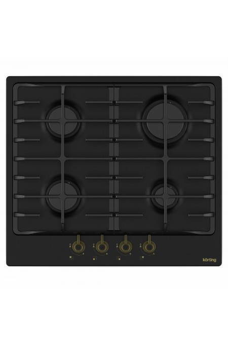 Газовая варочная панель Korting HG 645 CRN (черный) 
