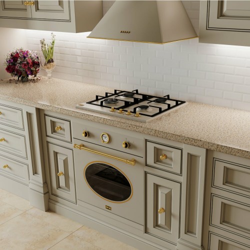 Газовая варочная панель KORTING HG 661 CTGB (слоновая кость) 3