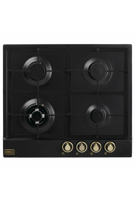 Газовая варочная панель KORTING HG 661 CTGN (черный) 