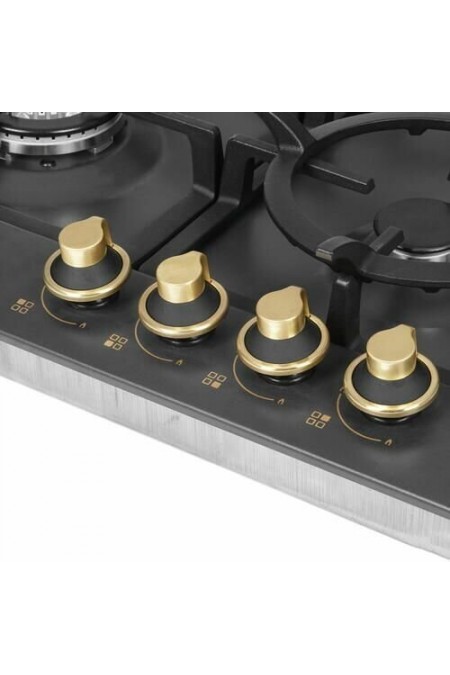 Газовая варочная панель KORTING HG 661 CTGN (черный) 6