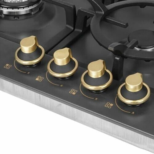 Газовая варочная панель KORTING HG 661 CTGN (черный) 9