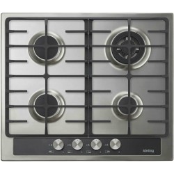 Газовая варочная панель Korting HG 665 CTGX (серебристый)