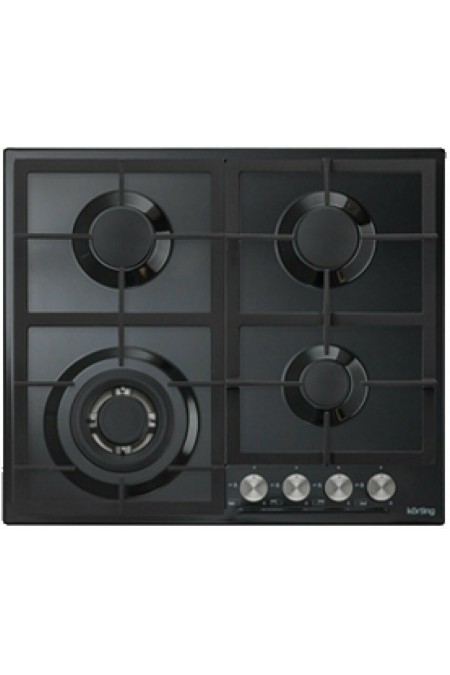 Газовая варочная панель Korting HG 665 CTN (черный) 
