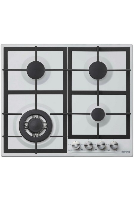 Газовая варочная панель Korting HG 665 CTW (белый) 
