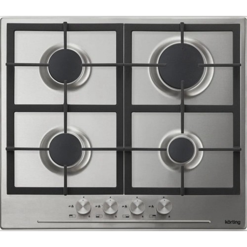 Газовая варочная панель Korting HG 665 CX (серебристый) 