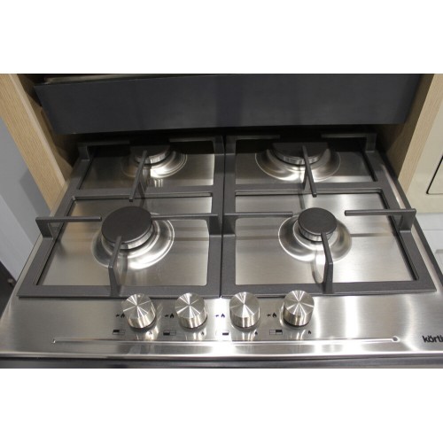 Газовая варочная панель Korting HG 665 CX (серебристый) 2