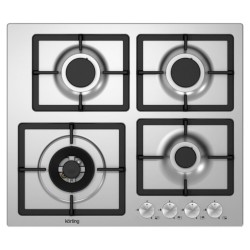 Газовая варочная панель Korting HG 697 CTX (серебристый)