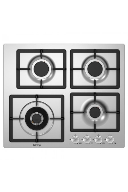 Газовая варочная панель Korting HG 697 CTX (серебристый) 