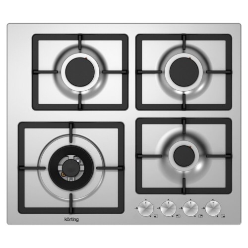 Газовая варочная панель Korting HG 697 CTX (серебристый) 1