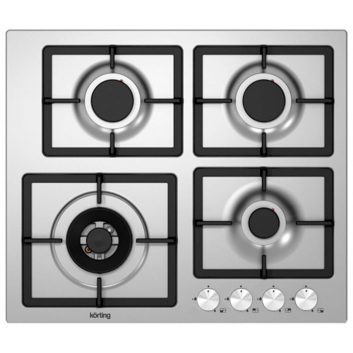 Газовая варочная панель Korting HG 697 CTX (серебристый) 2