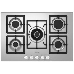 Газовая варочная панель Korting HG 797 CTX (серебристый)