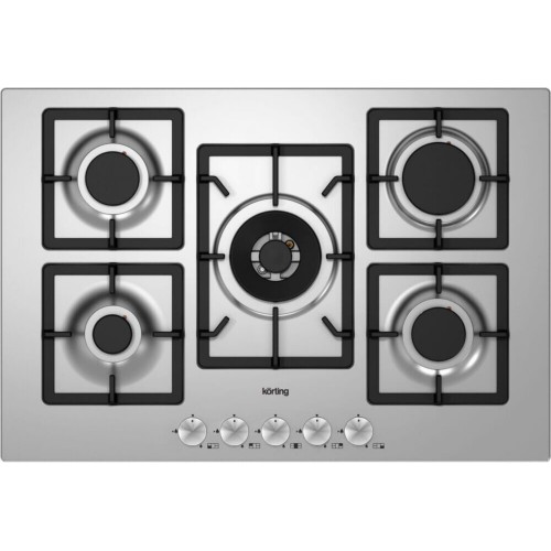Газовая варочная панель Korting HG 797 CTX (серебристый) 1