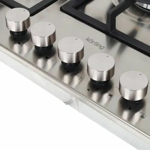 Газовая варочная панель Korting HG 797 CTX (серебристый) 5