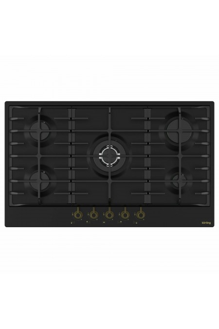 Газовая варочная панель Korting HG 945 CTRN (черный) 