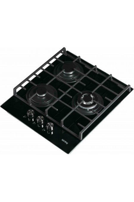 Газовая варочная панель Korting HGG 4825 CTN (черный) 1