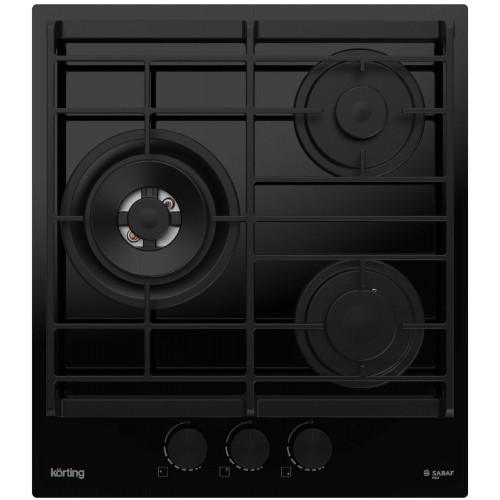 Газовая варочная панель Korting HGG 4955 CTN (черный) 