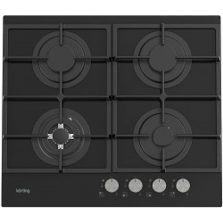 Газовая варочная панель Korting HGG 6722 CTN (черный)