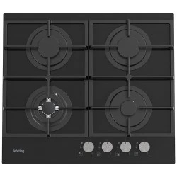 Газовая варочная панель Korting HGG 6722 CTN (черный)