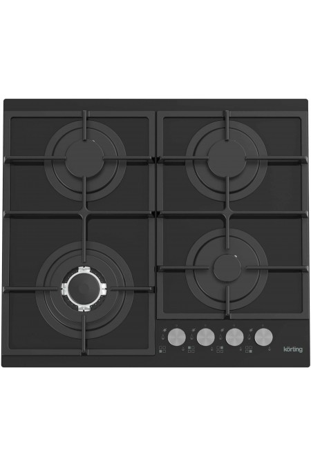 Газовая варочная панель Korting HGG 6734 CTN (черный) 