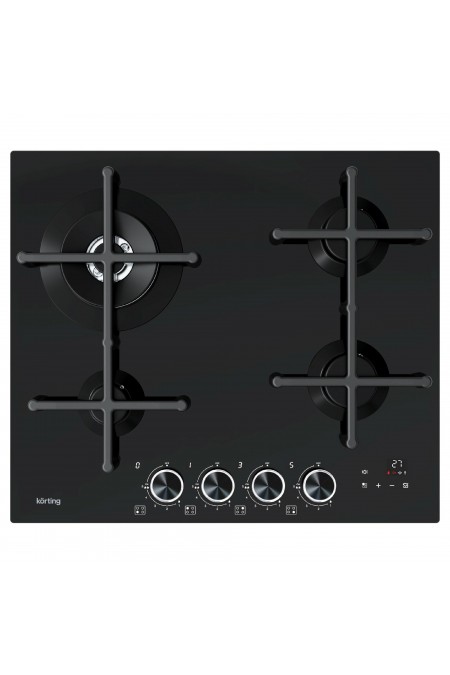 Газовая варочная панель Korting HGG 6766 ICPTN (черный) 