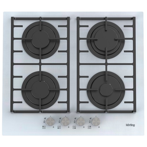 Газовая варочная панель Korting HGG 6805 CW (белый) 