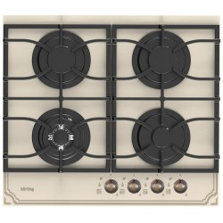 Газовая варочная панель Korting HGG 6911 CTRB (бежевый)