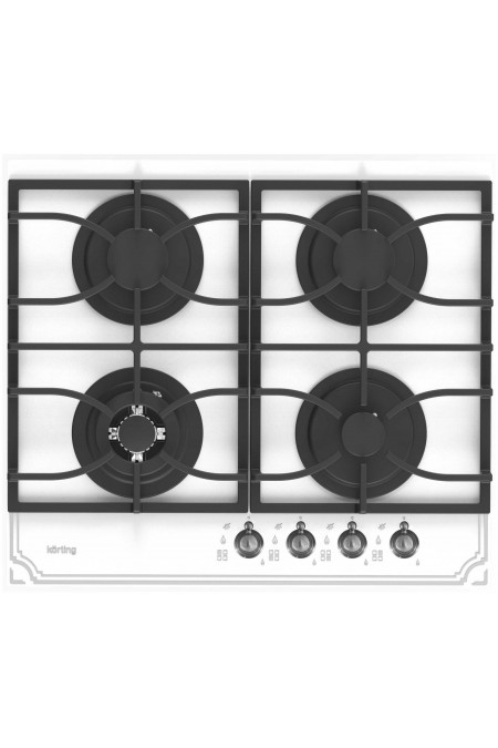 Газовая варочная панель Korting HGG 6911 CTRW (белый) 