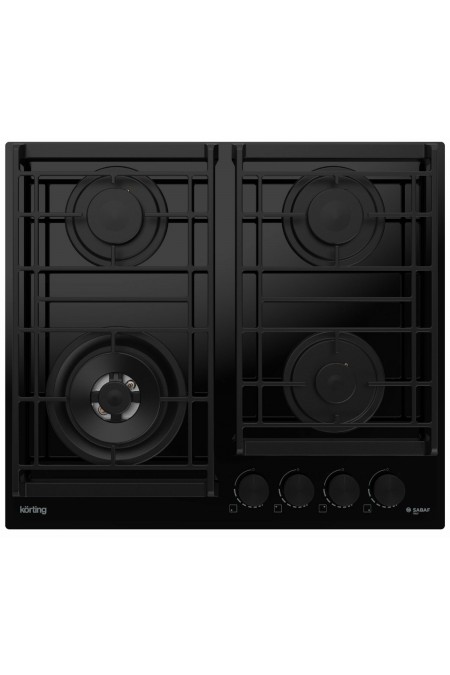 Газовая варочная панель Korting HGG 6955 CTN (черный) 