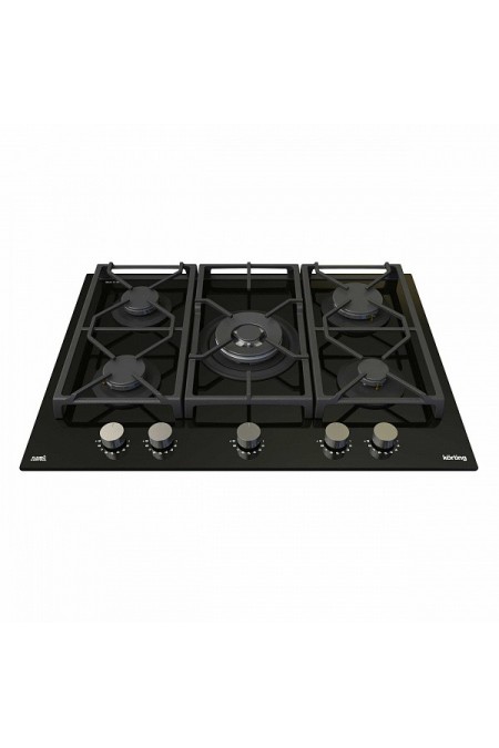 Газовая варочная панель Korting HGG 7987 CTN FLC (черный) 1