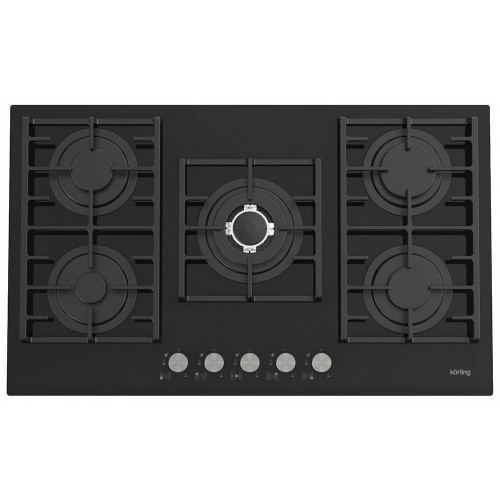 Газовая варочная панель Korting HGG 9835 CTN (черный) 