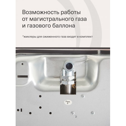 Газовая варочная панель Krona ALMA 60 BL (черный) 6