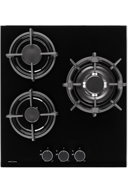 Газовая варочная панель Krona FIERO 45 BL (черный) 3