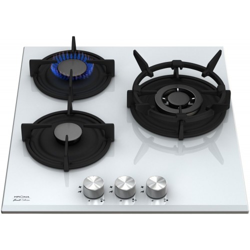 Газовая варочная панель Krona FIERO 45 WH (белый) 1