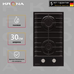 Газовая варочная панель Krona HAGEL 30 BL (черный)
