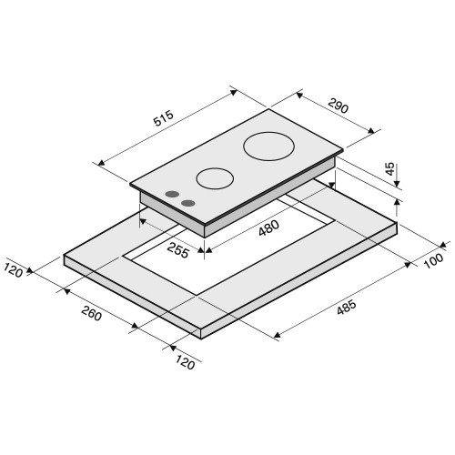 Газовая варочная панель Krona HAGEL 30 WH (белый) 9