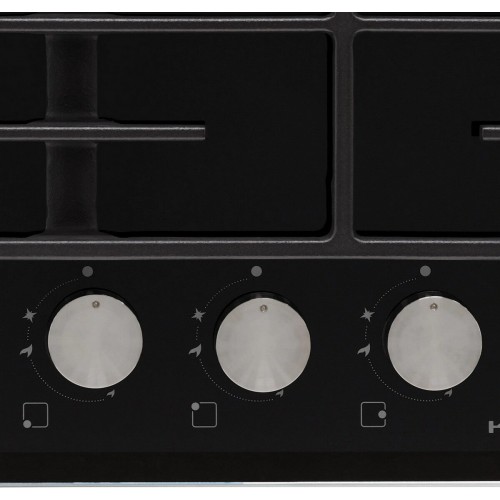 Газовая варочная панель Krona HAGEL 45 BL W (черный) 2