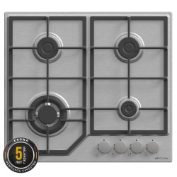 Газовая варочная панель Krona Nebel 60 IX W (нержавеющая сталь)