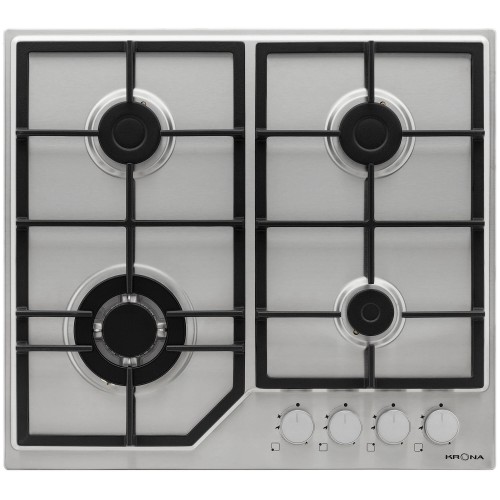 Газовая варочная панель Krona Nebel 60 IX W (нержавеющая сталь) 1