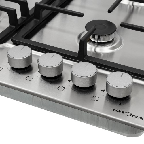 Газовая варочная панель Krona Nebel 60 IX W (нержавеющая сталь) 3