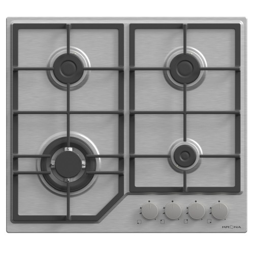 Газовая варочная панель Krona Nebel 60 IX W (нержавеющая сталь) 5