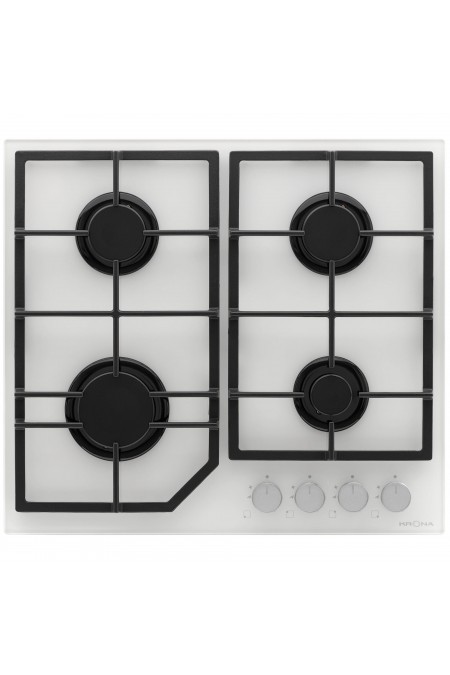 Газовая варочная панель Krona NEBEL 60 WH (белый) 