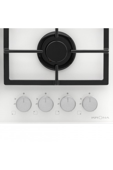 Газовая варочная панель Krona NEBEL 60 WH (белый) 3